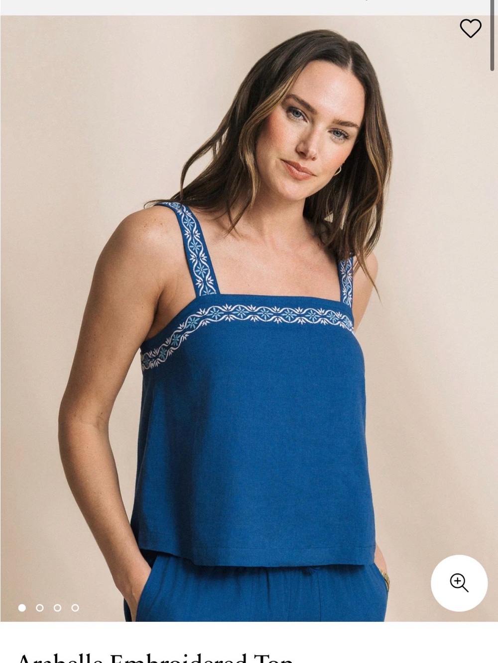 Southern Tide Arabelle Embroidered Top